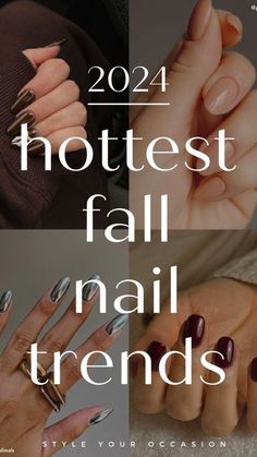 Discover 30+ Fall Nails You Can’t Get Around on Pinterest This Year! From nagel inspo to smink inspiration, these designs are perfect for the season. Embrace funky nails and chic nails that add flair to your autumn look. Elevate your style with classy acrylic nails and pair them with a stunning makijaż smokey eye for the ultimate fall vibe. Explore colourful nails and colorful nails that capture the spirit of the season, and try Thanksgiving nails with fall nail designs maple leaf for a festi... Pre Fall Nails, Fall Leaves Nail Art, Simple Fall Nails, Nails Classy, Autumn Nail, Nail Color Trends, Fall Manicure, Fall Nail Trends, Latest Nail Trends