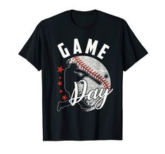 PRICES MAY VARY. Lightweight, Classic fit, Double-needle sleeve and bottom hem Baseball Game, Game Day Shirts, Baseball Shirts, Kids Prints, Women T Shirt, Winter Fashion Outfits, Gift For Men, Sport T Shirt, Game Day