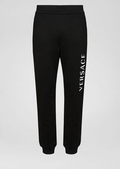 Sweet Pants, Logo Sweatpants, Gucci Pants, Diy Stool, Versace Shorts, Black White Blazer, Sweatpants Black, Jacquard Shirt, Printed Silk Shirt