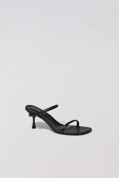 SPRING 2024 WOMENS COLLECTION The Siren Low Sandal in Black. Maxi Dress Wedding Guest, The Siren, Low Heel Sandals, Swimwear Sets, Maxi Dress Wedding, Black Sandals Heels, Heel Sandal, Knitwear Tops, Spring 2024