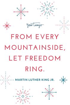 the quote from martin luther king about mountains and stars