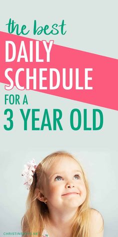 Baby Routine, Kids Schedule, Routine Chart