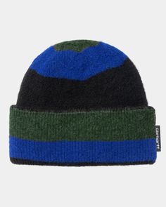 Color: Sycamore Tree - The Sundling Beanie is made from a blend of synthetic and natural fibers in a stretchy, rib-knit design, featuring allover stripes. A Script Logo label appears on the cuff. _* 68% Acrylic, 12% polyester, 11% nylon, 6% wool, 3% elastane (5 gauge), Height: 21.5 cm / 8.4 inch, Yarn-dyed, Script Logo label Sycamore Tree, Streetwear Accessories, Striped Beanies, A Script, Logo Label, Script Logo, Knit Beanie Hat, Streetwear Tshirt, Carhartt Wip