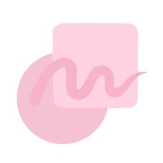 a pink square with the letter n on it