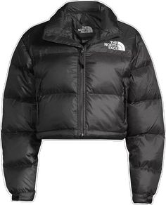 Nuptse Short Jacket, The North Face Puffer Jacket, The North Face Puffer, North Face Nuptse, North Face Puffer Jacket, Down Puffer Jacket, Warm Down, Puffer Jacket Women, Black North Face