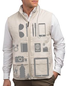 Ultimate Pocket Vest - SCOTTeVEST Functional Workwear Vest With Multiple Pockets, Functional Cotton Vest With Pockets, Urban Cotton Vest With Side Pockets, Cotton Vest With Pockets, Functional Vest With Pockets For Workwear, Functional Workwear Vest With Pockets, Travel Vest, Layering Jacket, Vest For Men