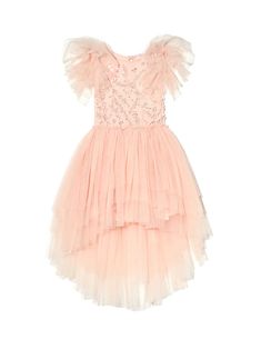 Dianthe Tutu Dress – Tutu Du Monde US Tutu Dress Pink, Frilled Sleeves, Pink Tutu Dress, Dress Tutu, Wedding Apparel, Heart Hair, Hello My Name Is, Girls Party, Tier Skirt