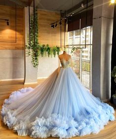 Light Blue Ball Gown, Ball Gown Sweet 16, Blue Ball Gown, Sweet 16 Dress, Pretty Quinceanera Dresses, Blue Ball Gowns, Stunning Prom Dresses, 16 Dress, Blue Ball