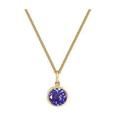 Handcrafted 1.40 Carats Tanzanite 18 Karat Yellow Gold Pendant Necklace. The 7mm natural stone is set in our iconic hand pierced gold lace to let the light through. Our pendants are the ideal gift. Here presented on our finely knitted gold chains. Chain is included in the price, its length is 17 inches adjustable at 16 inches. Pendant measures 8mm diameter. Choose from our selection of precious stones and fine gems to fit ones birthstone or favorite color. Our lace on the reverse allows natural Hand Piercing, Tanzanite Necklace, Necklace Indian, Luz Natural, Gold Lace, Yellow Gold Pendants, Belleza Natural, Gold Pendant Necklace, Gold Pendant