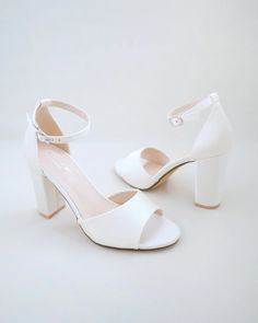 Shop our collection of women flats and heels in satin, glitter and lace! Great selections shoes for brides, bridesmaids or any formal events. FREE SHIPPING FOR U.S ORDERS OF $150 AND MORE! Elegant Open Toe Sandals For Bridesmaids, Elegant Open Toe Heels For Bridesmaids, Elegant Block Heels For Bridesmaids, Feminine Wedding Sandals With Padded Heel, Feminine Open Heel Wedding Heels, Feminine Open Heel Wedding Sandals, Chic Wedding Block Heels With Padded Heel, Feminine Wedding Sandals With Open Heel, Elegant Open Toe Block Heels For Prom