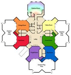 the floor plan for an apartment with multiple rooms