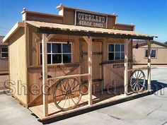 an old western store sits in the middle of nowhere