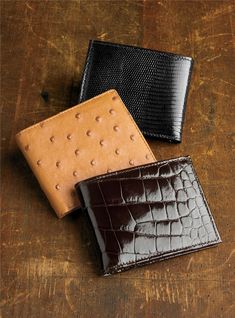 Alligator Wallet, Ben Silver, Leather Gifts, Leather Working, Leather Wallet, Classic Style, Wallets, Wallet, Leather