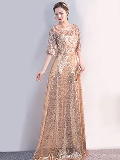 Sequin Party, Sequin Evening Dresses, Designer Evening Dresses, Sequin Party Dress, Half Sleeve Dresses, Bridal Robes, Lace Maxi, Lace Maxi Dress, Petticoat