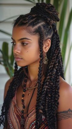 Hair Stones Hairstyle, Braid Mullet, Cornrows And Curls, Black Braided Hairstyles Updos, Festive Braids, Black Cornrows, Natural Short Hairstyles, Black Hair Bun