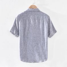 update.23.06 Plain Gray Shirt For Summer, Gray Plain Shirt For Summer, Plain Gray Summer Shirt, Hemp Shirt, Twist Shirt, Retro Fits, Linen Shirt Men, Linen Short, Men Summer