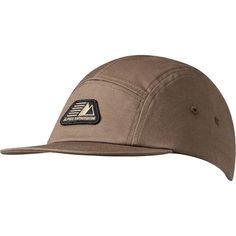 From the mountains to the streets, enjoy the sun and skip the glare with this classic five-panel cap. Made of naturally breathable organic cotton, it features an inner sweatband, flat brim and adjustable back to keep you comfortable and casual on the move. Casual Six-panel Snapback Hat For Hiking, Brown Cotton Baseball Cap For Outdoor Activities, Casual 5-panel Hat For Outdoor Activities, Urban 5-panel Baseball Cap For Outdoor, Brown 5-panel Baseball Cap For Camping, Flat Bill Cotton Baseball Cap For Outdoor Activities, Cotton Flat Bill Baseball Cap For Outdoor Activities, Cotton Baseball Cap With Flat Bill For Outdoor Activities, Adjustable Fit 5-panel Snapback Hat For Outdoor