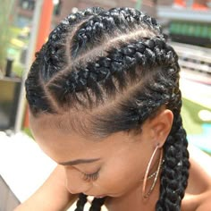 African American Hair Growth, Boxer Braids, American Hairstyles, Braided Cornrow Hairstyles, Fishtail Braid, Natural Hair Braids