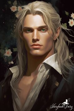 Elf - AI Art by StorybookFairy Novel Character Inspiration, Handsome Male Art, Male Fairy, Romance Covers Art, Art Outfits, Art Men