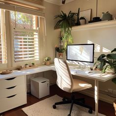 Spaces: Pictures of Office Space Work From Home Home Office Decor Aesthetic, Home Work Room Ideas, Home Workplace Aesthetic, Reading And Office Room, Working From Home Space, West Elm Home Office, Him And Her Office Space, House Office Aesthetic, Home Office Teacher