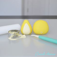 an assortment of dental items on a table