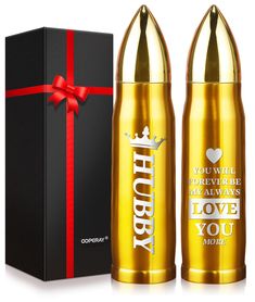 PRICES MAY VARY. Valentines Day Gifts for Him Husband: Valentines Day is full of atmosphere, in this festival full of rituals, prepare valentines gifts for him and husband, give him this unique bullet tumbler engraved with “HUBBY”, and feel the joy of valentines day with husband. This valentine day gifts for him boyfriend will the ideal gift for husband gifts for valentines day. Your husband will love this valentines gifts for husband and husband valentine gift. Insulated Tumbler for Husband: Th Husband Valentines Day Gifts, Love For Husband, Valentines Day Gifts For Him Husband, Valentines Day Husband, Ideal Husband, Husband Valentines Day, Valentines Day Gifts For Him Boyfriends, Husband Fathers Day Gifts, Valentine Tumbler