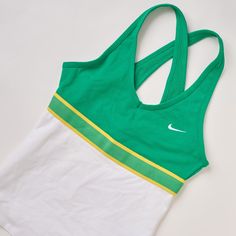 Retro Style Nike Workout Tank 62% Cotton 30% Polyester 8% Spandex Size S (4-6) Petite University Of Oregon Colors - Go Ducks! Nwot! Bundle & Save! Offers Welcome Green Sporty Top, Green Elastane Tops For Gym, Yellow Sports Tank Top, Yellow Sporty Racerback Top, Sporty Yellow Racerback Top, Yellow Fitted Tank Top For Sports, Green Sportswear Tank Top, Yellow Stretch Racerback Top, Yellow Fitted Sportswear Top