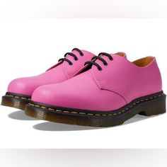 Brand New Dr. Martens 1461 Smooth Leather Oxford Shoes. Size 6. Color: Pink, So Pretty! The Classic And Versatile Silhouette Is Built From Our Renowned Smooth Leather That Looks Great Polished To A Shine Or Scuffed And Well-Worn. Super Cute Dm Shoes! Box Is Not Included But I Will Pack And Ship Them With Care. Classic Pink Leather Shoes With Round Toe, Pink Leather Low-top Boots, Pink Low-top Leather Boots, Pink Oxfords With Leather Sole And Round Toe, 1461 Smooth Leather Oxford Shoes, Shoes Box, Leather Oxford Shoes, Shoes Size 6, Dr. Martens