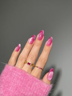 Velvet Nails, Pink Gel Nails, Stick On Nails, Dream Nails, Chic Nails, Nail Kit