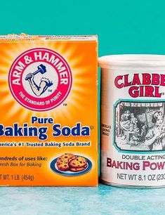 two boxes of baking soda next to each other