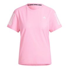 (WMNS) adidas Own The Run T-shirt 'Pink' IN1592 Camisa Adidas, Limited Edition Sneakers, Apparel Shop, Sports Sneakers, The Run, Sport Sneakers, Adidas Performance, Limited Edition, Adidas