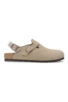 The perfect shoe for all seasons, these Birkenstock Tokio Suede Clogs for Women in Taupe are ones you will never get tired of. With a tonal leather backstrap and original contoured footbed, this one is so comfortable you'll never give it a second thought.Features:BirkenstockStyle: 1028323Color: Taupe Signature clog designAdjustable slingback strap with buckle closureContoured footbed with arch supportLeather upper and lining/synthetic soleAdjustable strap with metal buckleBirkenstock branded logo on inner shaft, footbed, and buckleEuropean sizingNarrow fitImportedWant some more information about the must have casual shoe? Check Out our Blog! Birkenstock Tokio, Clogs For Women, Birkenstock Style, Suede Clogs, Youth Shoes, Mens Items, Shoe Boot Sandals, Wedge Sneakers, Wide Brimmed Hats