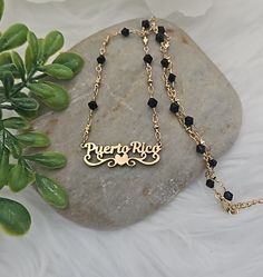 Gold Puerto Rico Necklace, Black Beaded Puerto Rico Necklace, 14k Heavy Plated Gold, Fancy Puerto Rico Pendant, High Quality Necklace, Women
#PuertoRicoJewelry #GoldBallNecklace #BoricuaJewelry #GoldSimpleNecklace #PuertoRico #WomensGoldJewelry #14kGoldJewelry #PuertoRicanJewelry #PuertoRicoNecklace #14kGoldNecklace Authentic Gold, Porto Rico, Necklace Beads, Necklace Women, Necklace Black, Online Jewelry Store, Gold Plated Chains, Microfiber Cloth, Gold Plated Jewelry