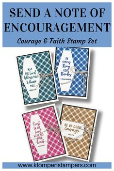 Send a note of encouragement stamp set. Message Of Encouragement, Card Making Templates, Step Cards, Basic Shapes, Card Envelopes, Unique Cards