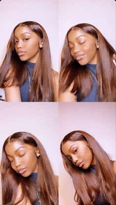 Cinnamon Hair, Girl Goals, Dyed Natural Hair, Haircut Styles, School Hairstyles, Hair Laid, Hair Braids, Baddie Hairstyles, Hair Color For Black Hair