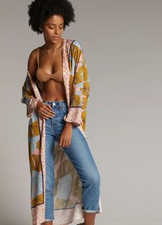 Nwt, From Anthropologie, Bl-Nk's Sweeping, Open Front Sophia Kimono In Pink, Light Blue, Mustard And Navy. Delicately Textured, Flowy & Flattering Drape. 50" Long A12 Pink Kimono For Fall Vacation, Pink Fall Vacation Kimono, Summer Pink V-neck Outerwear, Pink V-neck Summer Outerwear, Pink V-neck Outerwear For Summer, Fitted Pink Kimono, Feminine Summer Outerwear For Brunch, Pink Summer Outerwear For Brunch, Pink Long Sleeve Outerwear For Vacation