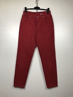 ad eBay - Levi’s Jeans Denim Pants Red High Waister Button Fly  USA - Buy Now, click the link (eBay) Red Straight Leg Bottoms With Button Closure, Red Mid-rise Jeans With Five Pockets, Casual High Rise Red Jeans, Casual Red High Rise Jeans, Casual Red High-rise Jeans, Red Mid-rise Jeans, Fitted Levi's Jeans With Buttons, Red High Rise Jeans With Five Pockets, Red High-rise Jeans