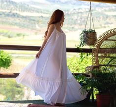 Kimono Wedding Dress, White Dress Wedding, Wedding Nightgown, Wedding Dress Romantic, Nightgown Vintage, Wedding Night Lingerie, Bridal Kimono, Vintage Pajamas, Long Nightgown