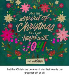 a christmas card with the words, let this christmas be a reminder that love is the greatest gift of all