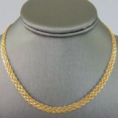 A Womens Vintage Estate 14k Yellow Gold Mesh Necklace . The Necklace Weighs 12.8g, And Measures 16 1/4" Long By 1/4" Wide. This Makes A Great Gift For That Someone Special. Any Questions, Please Ask. Be Sure To Check Out Our Other Items For Sale. Mesh Necklace, Someone Special, Items For Sale, Womens Jewelry Necklace, Great Gifts, Jewelry Necklaces, Yellow Gold, Women Jewelry, Mesh