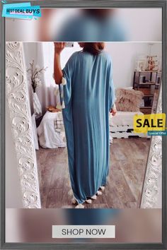 Women's Plus Size Lace Robe V-neck Blouse Evening Dress V-neck Kaftan Dress For Beach, V-neck Rayon Kaftan For Summer, Summer V-neck Rayon Kaftan, Casual V-neck Kaftan For Spring, V-neck Rayon Kaftan For Beach Cover-up, Rayon V-neck Kaftan For Beach Cover-up, Casual Open Front Beach Cover-up Dress, Blue Open Front Dress For Spring, Blue Rayon V-neck Maxi Dress