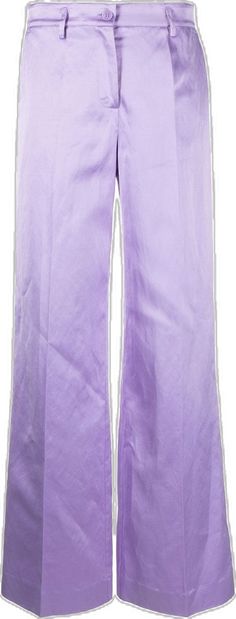 Wide Leg Trousers, A R, Wide Leg, Trousers, Purple