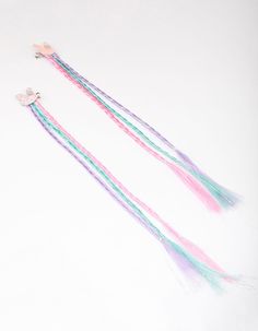 Add a pop of colour to your little ones hairstyle with our bestselling hair extension clips! These temporary hair clips feature three braids in blue, purple and pink. Perfect for adding interest to your child's look! Dimensions: Length 40cm x Width 3cm Weight: 21g | Lovisa Kids Pastel Braided Bunny Hair Extension Clip, Blue Three Braids, Braid Clips, Bow Braid, Bunny Hair, Faux Hair, Hair Extension Clips, Pearl Bow, Violet Hair, Kids Hair Accessories