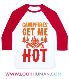 Nothing gets me going quite like the great outdoors, the woods, camping and of course a nice big sexy campfire! Turn up the heat on your camping trip with this funny, camping shirt! Funny Camping Signs, Camping Decals, Funny Camping Shirts, Campfire Games, Happy Birthday Memes, Rv Camping Checklist, Camping Tips And Tricks