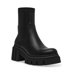 PRICES MAY VARY. Steve Madden Womens Madden Boots, Steve Madden Boots, Lug Sole, Black Leather Boots, Black Sneaker, Black Boots, Leather Boots, Special Features, Steve Madden