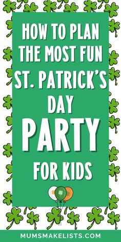 Looking for fun St. Patrick’s Day party games for kids? 🍀 Try these easy and exciting activities! Great for classrooms, playdates, or family parties, these games will make your St. Patty’s Day extra special. Don’t miss out on these creative ideas! Kids party planning