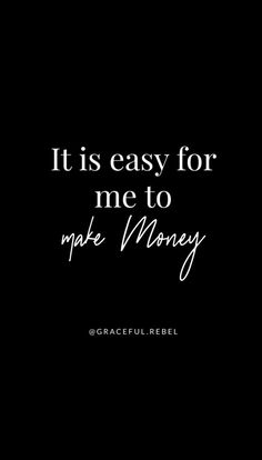 it is easy for me to make money by graceful rebel on etsyle