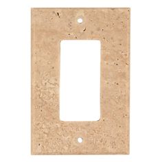 a light switch cover with a white background