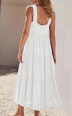 Olivia Mark - Stylish Sun Protection Dress with Elegant and Relaxing Design - Ultra-Long Beach Dress with Open Back and Sleeveless Maxi Dress Winter Maxi, Maxi Dress Winter, Dress With Open Back, Long Beach Dress, Formal Dresses For Women, Vacation Dresses, Skirt Design, Sleeveless Maxi Dress, Types Of Skirts