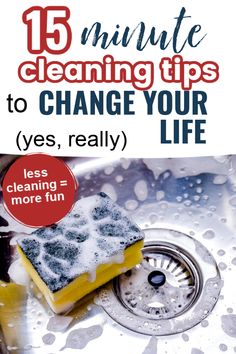 cleaning tips to change your life - yes, really click here for more info on how to do it